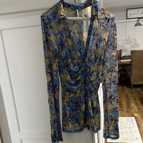 Free People Tops - Free People, Mesh long sleeve, Women’s Medium